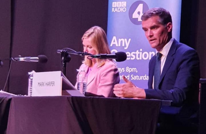 Mark on Radio 4's Any Questions in Stroud