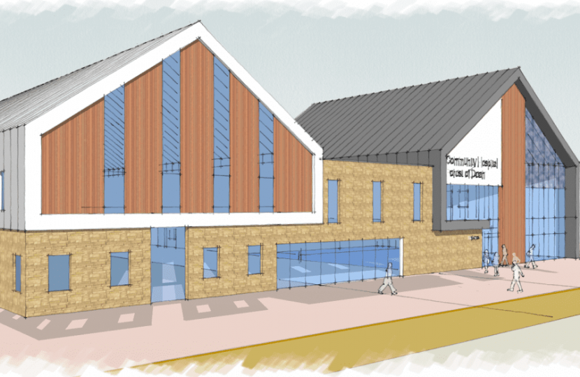 New Forest of Dean Hospital - artist's impression