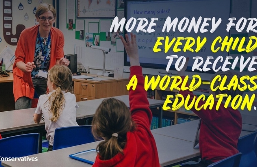 More money for every child to receive a world class education