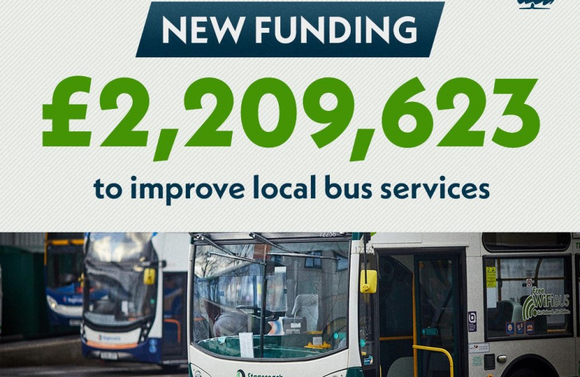 New funding to improve local bus services