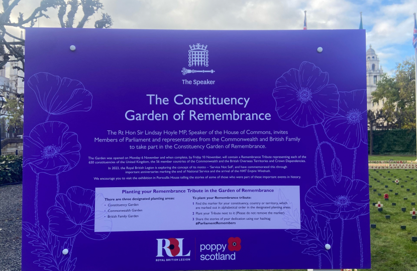 The Constituency Garden of Remembrance