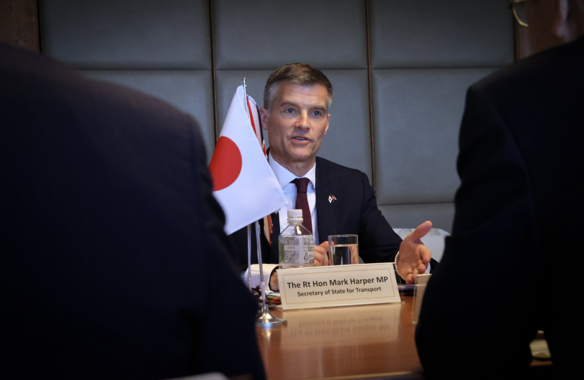 Mark Harper at the G7 in Japan
