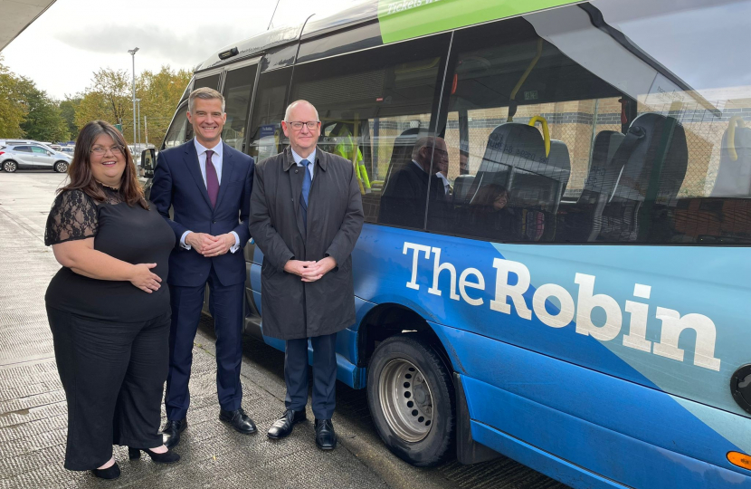 Visiting 'The Robin' on-demand bus service