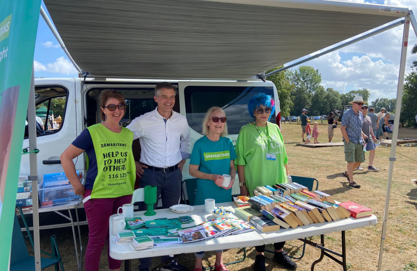 Mark with constituents at Tibberton show