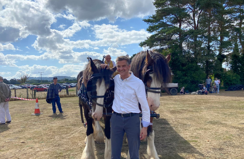 Mark with horse