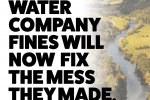 Water company fines will now fix the mess they made