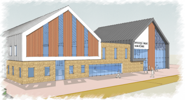 New Forest of Dean Hospital - artist's impression