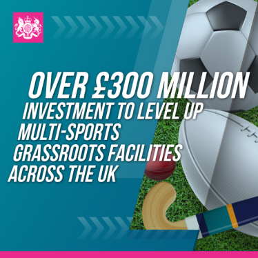 £300M investment in grassroots sports