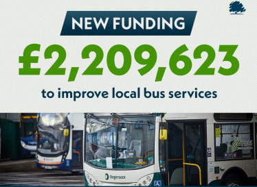 New funding to improve local bus services